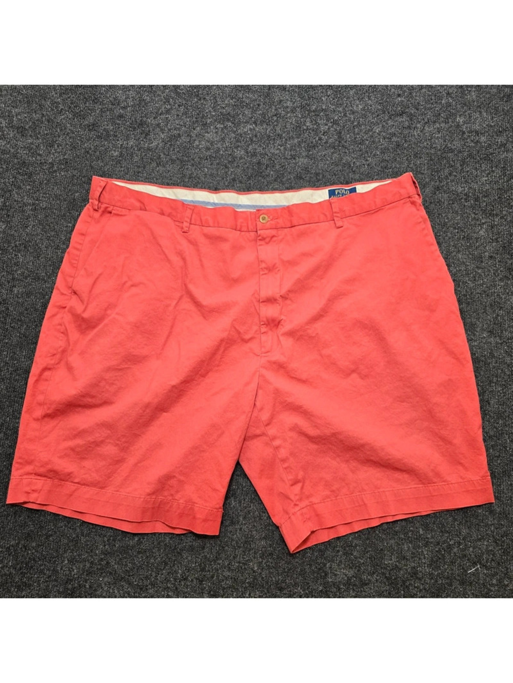Polo Ralph Lauren Chino Shorts 46B Big & Tall Coral Pink Salmon Stretch Cotton